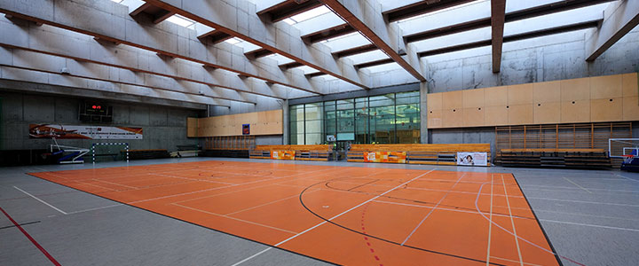 Indoor sports hall facility